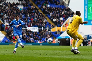 Keith Fahey Scores Birmingham City's Second Goal Against Crystal Palace (07-04-2012, St. Andrew's)