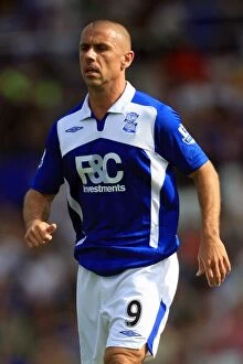 Images Dated 8th August 2009: Kevin Phillips in Action: Birmingham City vs. Real Sporting de Gijon (2009)