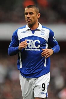 Images Dated 17th October 2009: Kevin Phillips at Emirates Stadium: Birmingham City vs Arsenal (2009)