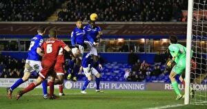 Images Dated 18th February 2015: Late Heartbreak: Donaldson's Missed Header vs. Middlesbrough (Sky Bet Championship)