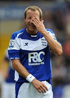 Images Dated 7th August 2010: Lee Bowyer Leads Birmingham City: 2010 Pre-Season Friendly Against Mallorca at St. Andrew's