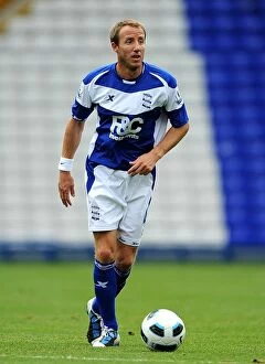 Images Dated 7th August 2010: Lee Bowyer Leads Birmingham City: 2010 Pre-Season Clash Against Mallorca at St. Andrew's