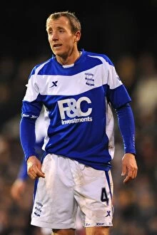 Images Dated 27th November 2010: Lee Bowyer Leads Birmingham City at Craven Cottage in Premier League Clash Against Fulham