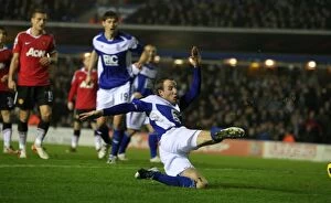 Images Dated 28th December 2010: Lee Bowyer's Dramatic Equalizer: Birmingham City vs Manchester United (Premier League, 28-12-2010)