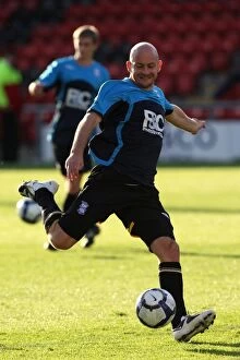 Images Dated 4th August 2009: Lee Carsley and Birmingham City Kick Off Pre-Season at The Alexandra Stadium Against Crewe