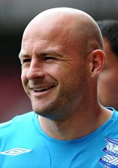 Images Dated 16th August 2009: Lee Carsley at Old Trafford: Birmingham City vs Manchester United, August 16