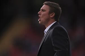 Images Dated 25th August 2012: Lee Clark and Birmingham City Face Off Against Watford in Championship Showdown at Vicarage Road