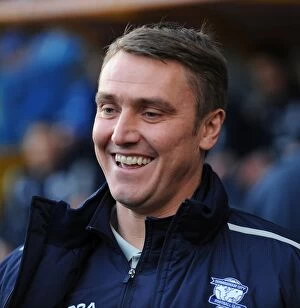 Lee Clarke in Action: Birmingham City Manager at Huddersfield's John Smith Stadium (Npower Championship, 12-01-2013)