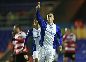 Images Dated 3rd December 2013: Lee Novak Scores the Thriller: Birmingham City's Game-Winning Goal Against Doncaster Rovers in Sky