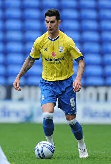 Images Dated 6th November 2011: Liam Ridgewell in Action: Birmingham City vs. Reading, Npower Championship (Nov 6, 2011)