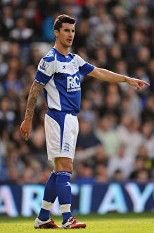 02-04-2011 v Bolton Wanderers, St. Andrew's Collection: Liam Ridgewell: In Action for Birmingham City vs Bolton Wanderers - Barclays Premier League