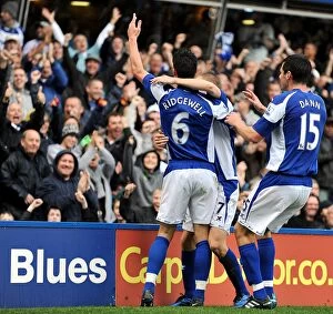 23-10-2010 v Blackpool, St. Andrew's Collection: Liam Ridgewell's Thrilling Premier League Debut Goal: Birmingham City vs. Blackpool (October 2010)