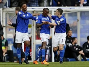 Images Dated 25th April 2015: Lloyd Dyer's Thrilling First Goal: Birmingham City vs Charlton Athletic, Sky Bet Championship (St)