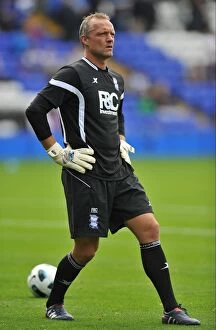 Images Dated 21st August 2010: Maik Taylor in Action: Birmingham City vs. Blackburn Rovers (2010-08-21, St. Andrew's)