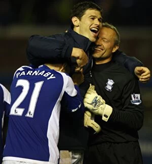 Images Dated 26th October 2010: Maik Taylor's Epic Penalty Save: Birmingham City's Carling Cup Upset Against Brentford