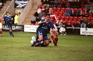 Images Dated 8th October 2000: Marcelo Cipriano Scores Birmingham City's Second Goal Against Crewe Alexandra (08-10-2000)