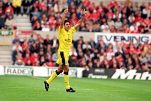 26-08-2000 v Nottingham Forest Collection: Marcelo's Milestone: Birmingham City's Historic First Goal in Nationwide League Division One