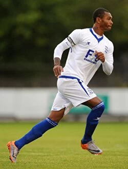 Images Dated 10th August 2010: Marcus Bent in Action for Birmingham City XI vs Harrow Borough (10-08-2010)