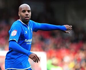 Images Dated 23rd October 2011: Marlon King in Action: Birmingham City vs. Bristol City, Npower Championship (2011)
