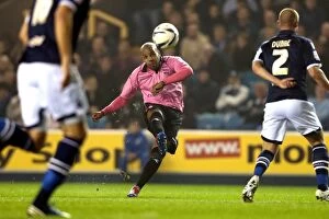Images Dated 23rd October 2012: Marlon King in Action: Birmingham City vs. Millwall, Npower Championship, The Den