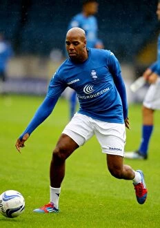 Images Dated 31st July 2012: Marlon King in Action: Birmingham City vs Bury - Pre-Season Thriller at Gigg Lane