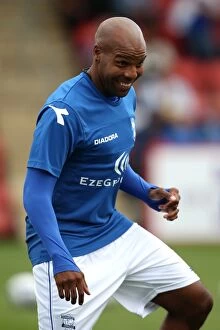 Images Dated 28th July 2012: Marlon King in Action: Birmingham City vs Cheltenham Town Pre-Season Friendly