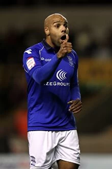 Images Dated 8th December 2012: Marlon King Faces Off: Birmingham City vs. Wolverhampton Wanderers at Molineux