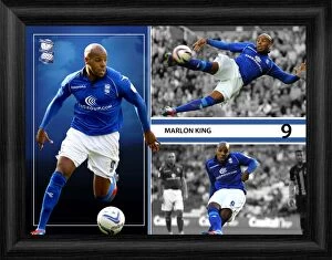 Special Edition Framed Prints Collection: Marlon King Framed Player Profile Print