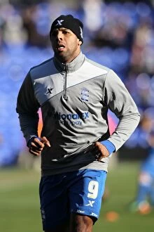 Images Dated 25th February 2012: Marlon King Scores for Birmingham City Against Nottingham Forest in Npower Championship Match