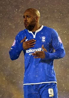 Images Dated 4th February 2012: Marlon King Scores the Game-Winning Goal: Birmingham City vs