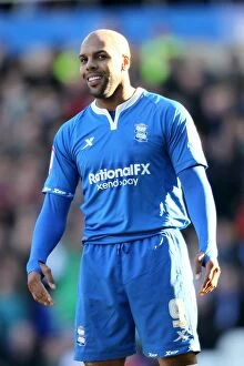 Images Dated 25th February 2012: Marlon King Scores the Game-Winning Goal for Birmingham City Against Nottingham Forest in Npower