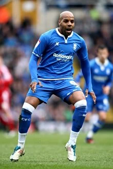 Images Dated 14th April 2012: Marlon King Scores the Winning Goal for Birmingham City Against Bristol City in Npower