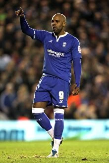Images Dated 6th March 2012: Marlon King's Determined Performance: Birmingham City vs. Chelsea FA Cup Fifth Round Replay