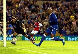 Images Dated 15th September 2011: Marlon King's Lone Goal: Birmingham City vs. Braga in UEFA Europa League