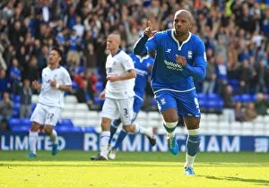 Images Dated 16th October 2011: Marlon King's Stunning Goal: Birmingham City's Championship Victory over Leicester City (16-10-2011)