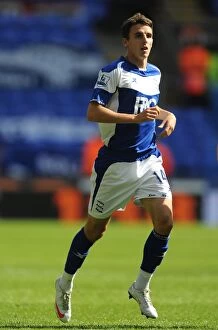 Images Dated 29th August 2010: Matt Derbyshire in Action: Birmingham City vs. Bolton Wanderers at Reebok Stadium