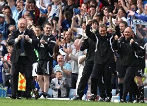 Images Dated 16th April 2011: McLeish's Jubilation: Birmingham City's Second Goal Against Sunderland in Premier League