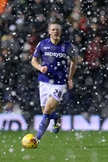 Images Dated 26th December 2014: Michael Morrison in Action: Birmingham City vs Derby County, Sky Bet Championship at St. Andrew's