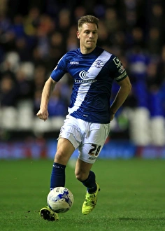 Michael Morrison of Birmingham City Faces Off Against Brighton and Hove Albion in Sky Bet Championship Match