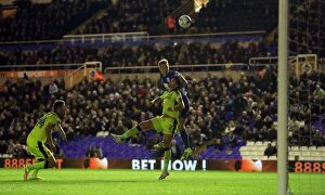 Sky Bet Championship - Birmingham City v Rotherham United - St. Andrew's Collection: Michael Morrison Scores the Opener: Birmingham City vs Rotherham United (Sky Bet Championship)