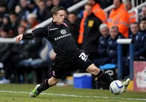 Images Dated 23rd February 2013: Mitch Hancox in Action: Birmingham City vs. Peterborough United, London Road (23-02-2013)