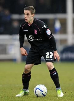 Images Dated 23rd February 2013: Mitch Hancox in Action: Birmingham City vs. Peterborough United (Npower Championship 2013)