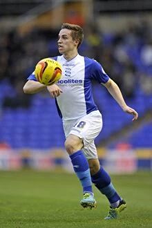 Images Dated 23rd November 2013: Mitch Hancox in Action: Birmingham City vs Blackpool - Sky Bet Championship (November 23)
