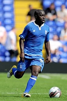 Images Dated 30th July 2011: Morgaro Gomis in Action: Birmingham City vs Everton - Pre-Season Friendly (30-07-2011)