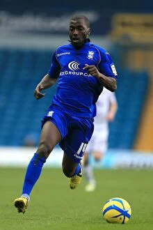 Images Dated 5th January 2013: Morgaro Gomis Leads Birmingham City at Elland Road in FA Cup Third Round Clash Against Leeds United