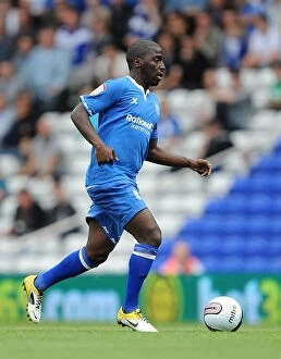 13-08-2011 v Coventry City, St. Andrew's Collection: Morgaro Gomis Scores the Opening Goal: Birmingham City vs. Coventry City (Championship, 13-08-2011)