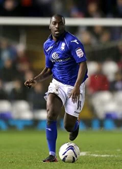 Birmingham City v Cardiff City : St. Andrew's : 01-01-2013 Collection: Moroccan Striker Gomis Scores Dramatic Last-Minute Winner for Birmingham City against Cardiff