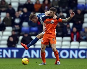 Sky Bet Championship - Birmingham City v Ipswich Town - St. Andrews Collection: Morrison vs Murphy: A Championship Showdown - Intense Rivalry in Birmingham City vs Ipswich Town
