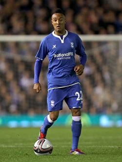 Images Dated 25th August 2011: Nathan Redmond in Action: Birmingham City vs. Nacional - UEFA Europa League Play-Off Second Leg