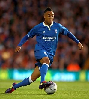Images Dated 25th August 2011: Nathan Redmond in Action: Birmingham City's Europa League Showdown vs. Nacional (2011)